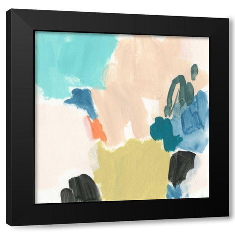 Polymeric I Black Modern Wood Framed Art Print with Double Matting by Vess, June Erica