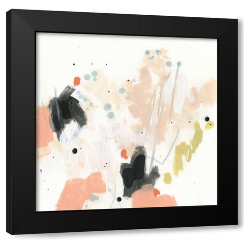 Palette Constellation I Black Modern Wood Framed Art Print with Double Matting by Vess, June Erica
