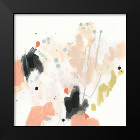 Palette Constellation I Black Modern Wood Framed Art Print by Vess, June Erica