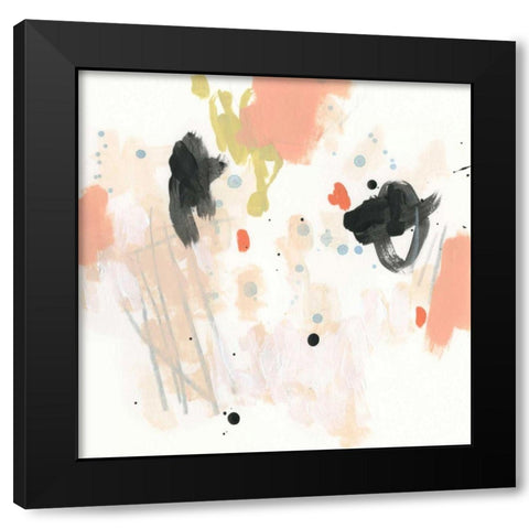 Palette Constellation II Black Modern Wood Framed Art Print with Double Matting by Vess, June Erica