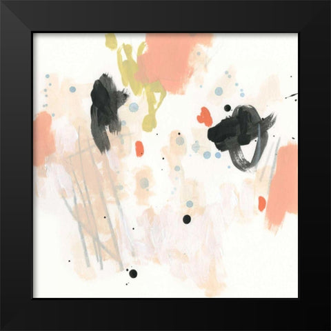 Palette Constellation II Black Modern Wood Framed Art Print by Vess, June Erica