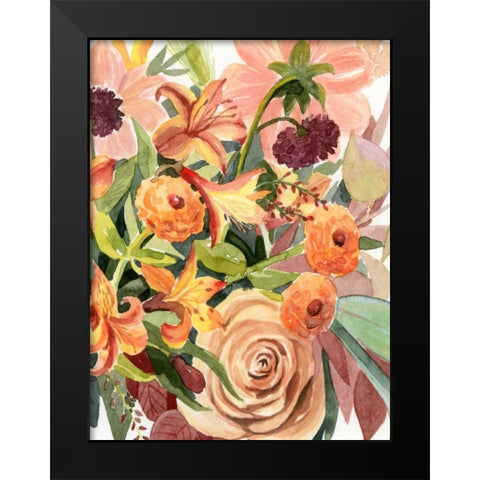 West Flora II Black Modern Wood Framed Art Print by Popp, Grace