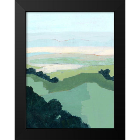 Halcyon Overlook I Black Modern Wood Framed Art Print by Popp, Grace