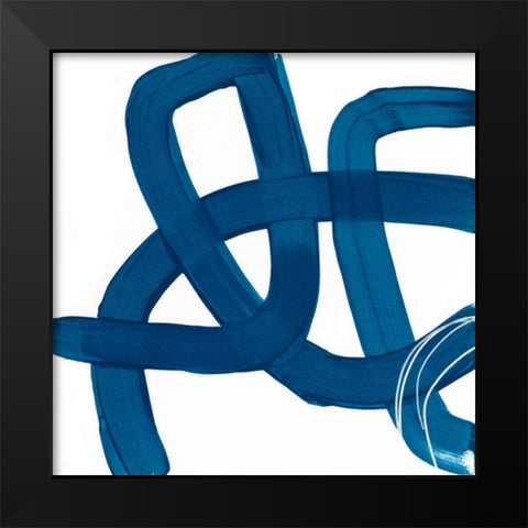 Spool I Black Modern Wood Framed Art Print by Vess, June Erica
