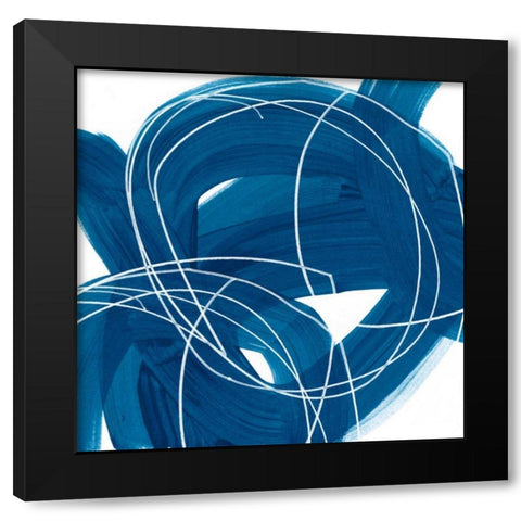 Spool II Black Modern Wood Framed Art Print by Vess, June Erica
