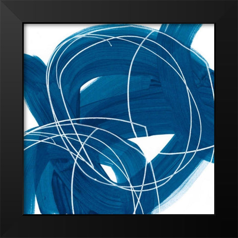 Spool II Black Modern Wood Framed Art Print by Vess, June Erica