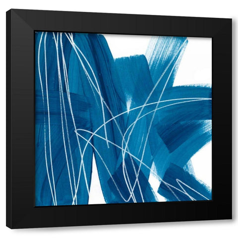 Spool IV Black Modern Wood Framed Art Print by Vess, June Erica