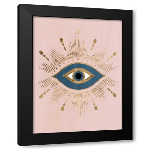 Seeing Eye I Black Modern Wood Framed Art Print with Double Matting by Popp, Grace
