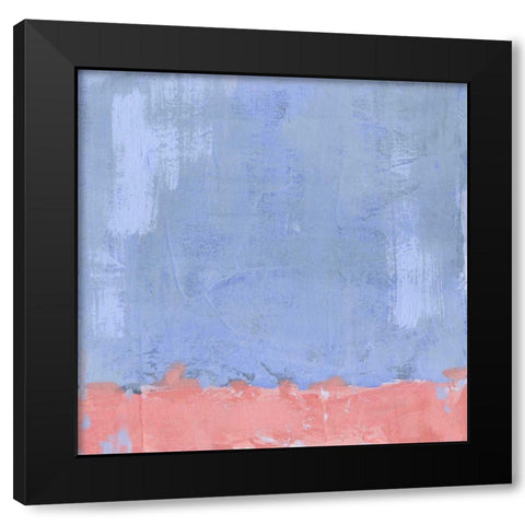 Pastel Pitch II Black Modern Wood Framed Art Print by Green, Jacob