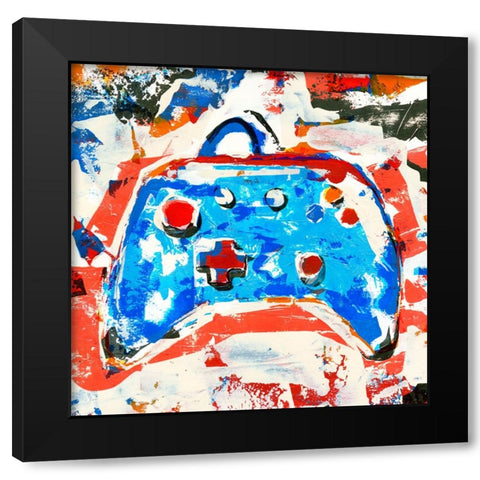 Bold Gamer I Black Modern Wood Framed Art Print with Double Matting by Warren, Annie