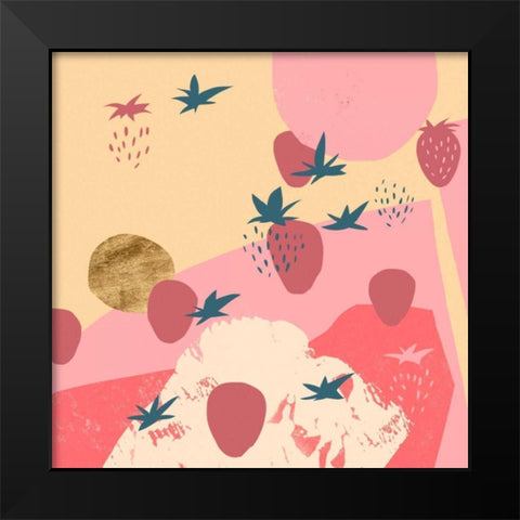 Shortcake I Black Modern Wood Framed Art Print by Green, Jacob