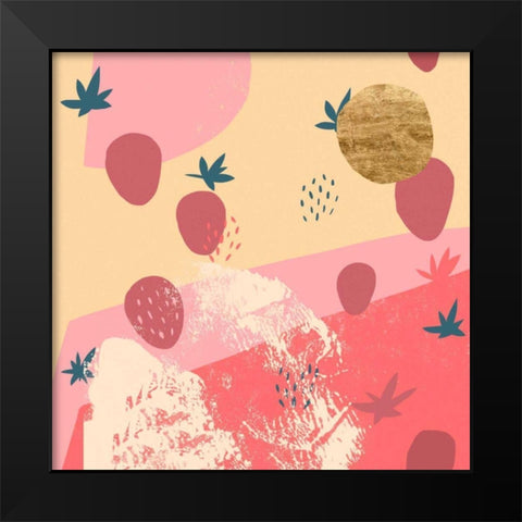 Shortcake II Black Modern Wood Framed Art Print by Green, Jacob