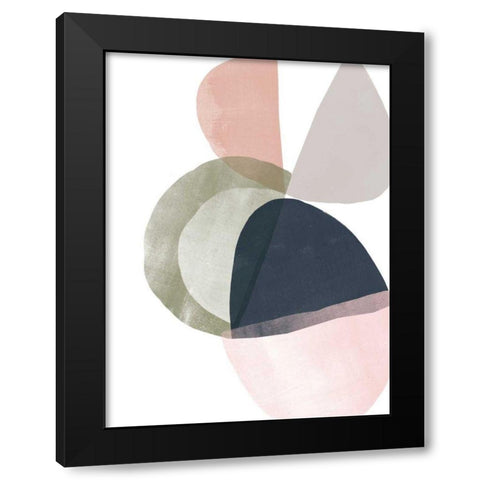 Encapsulate I Black Modern Wood Framed Art Print with Double Matting by Vess, June Erica