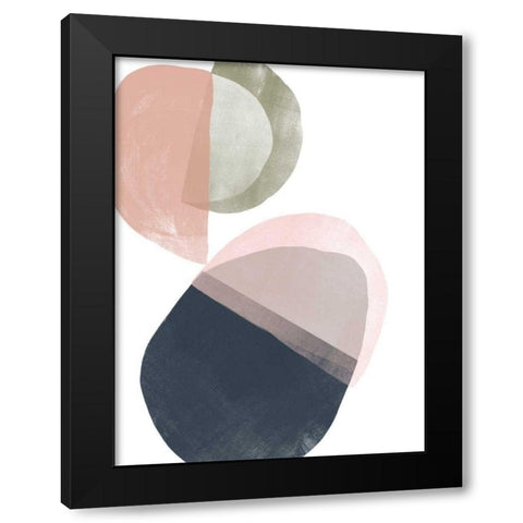 Encapsulate II Black Modern Wood Framed Art Print with Double Matting by Vess, June Erica