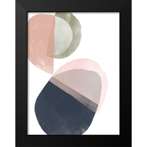Encapsulate II Black Modern Wood Framed Art Print by Vess, June Erica