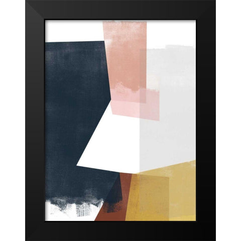 Multi Plane I Black Modern Wood Framed Art Print by Vess, June Erica