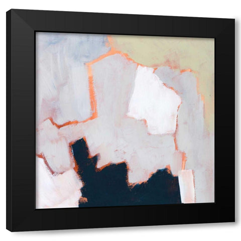 Raze I Black Modern Wood Framed Art Print with Double Matting by Borges, Victoria