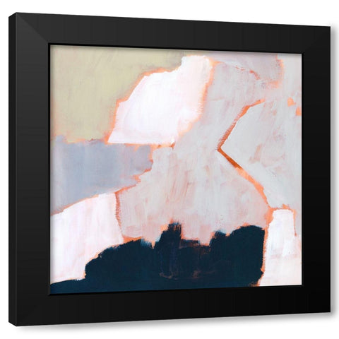 Raze II Black Modern Wood Framed Art Print with Double Matting by Borges, Victoria
