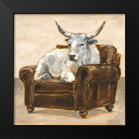 Refined Comfort II Black Modern Wood Framed Art Print by Harper, Ethan