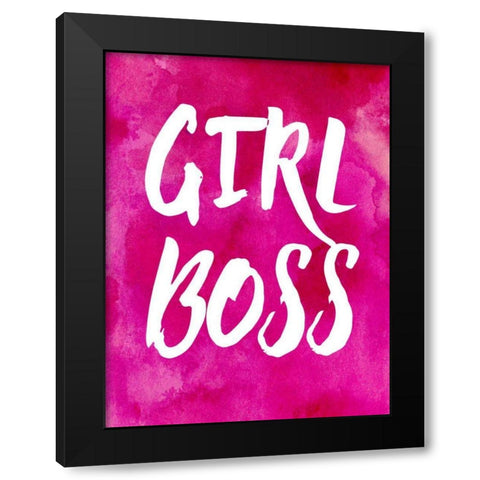 You Go I Black Modern Wood Framed Art Print by Sizemore, Natalie