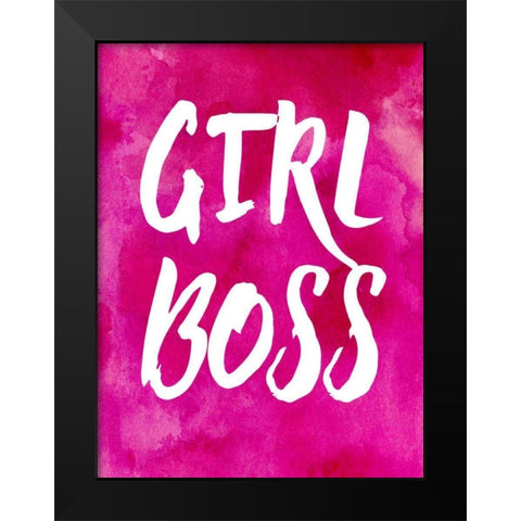 You Go I Black Modern Wood Framed Art Print by Sizemore, Natalie