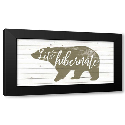 Lodge Hibernation I Black Modern Wood Framed Art Print by Popp, Grace
