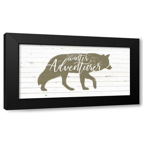 Lodge Hibernation II Black Modern Wood Framed Art Print by Popp, Grace