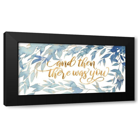 Glam Love II Black Modern Wood Framed Art Print by Popp, Grace