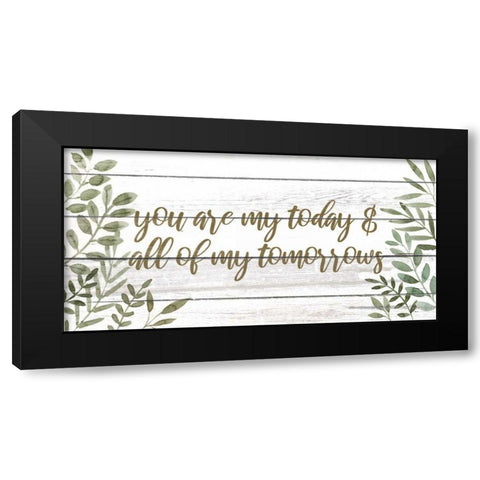 My Forever II Black Modern Wood Framed Art Print with Double Matting by Popp, Grace