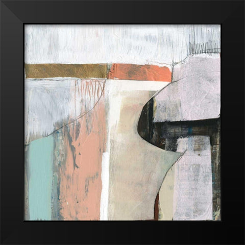 Sweet Collage I Black Modern Wood Framed Art Print by Goldberger, Jennifer