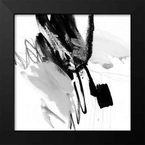 Steel and Ash II Black Modern Wood Framed Art Print by Borges, Victoria