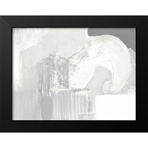 Neutral Curves II Black Modern Wood Framed Art Print by Goldberger, Jennifer