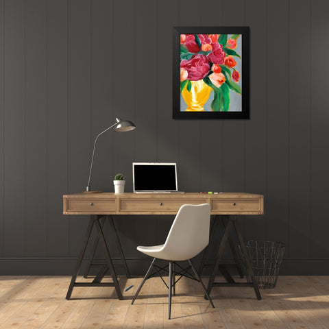 Plush Harvest II Black Modern Wood Framed Art Print by Warren, Annie