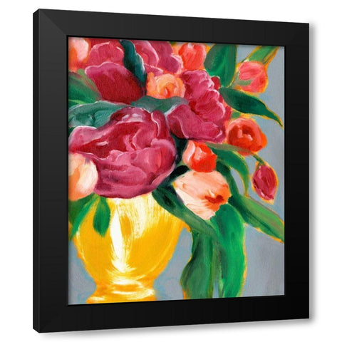 Plush Harvest II Black Modern Wood Framed Art Print with Double Matting by Warren, Annie