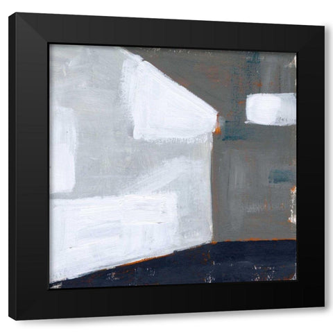 Concrete Wall I Black Modern Wood Framed Art Print with Double Matting by Wang, Melissa