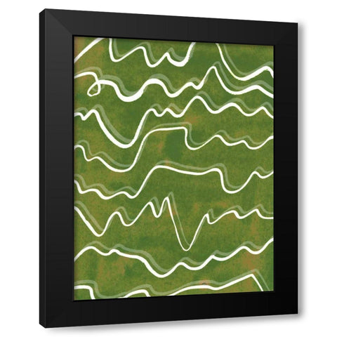 Lemongrass Mountain I Black Modern Wood Framed Art Print by Wang, Melissa