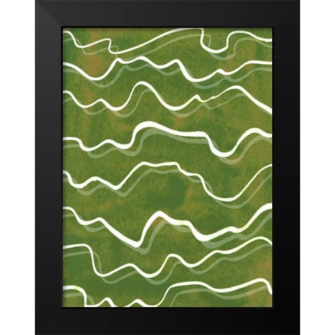 Lemongrass Mountain II Black Modern Wood Framed Art Print by Wang, Melissa