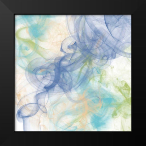 Tranquil Smoke I Black Modern Wood Framed Art Print by Saunders, Alonzo