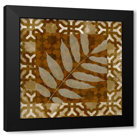 Shades of Brown I Black Modern Wood Framed Art Print by Saunders, Alonzo