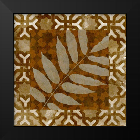 Shades of Brown I Black Modern Wood Framed Art Print by Saunders, Alonzo