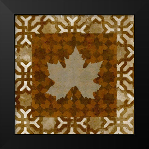 Shades of Brown IV Black Modern Wood Framed Art Print by Saunders, Alonzo