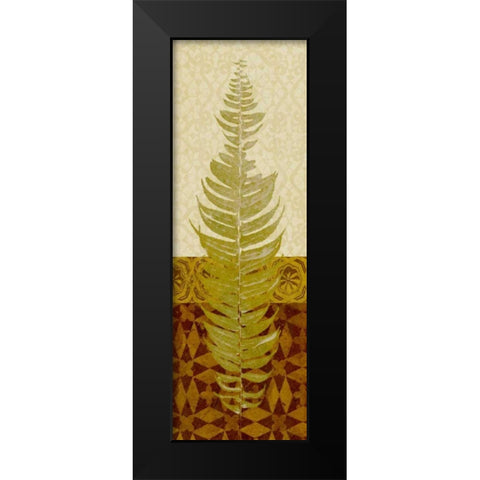 Tropical Frond II Black Modern Wood Framed Art Print by Saunders, Alonzo