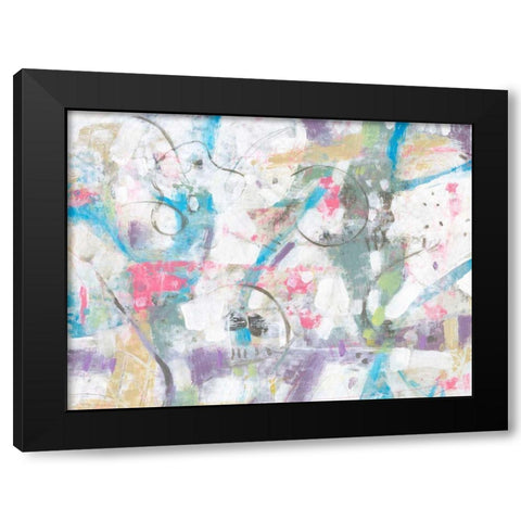 Loose Wire II Black Modern Wood Framed Art Print with Double Matting by OToole, Tim