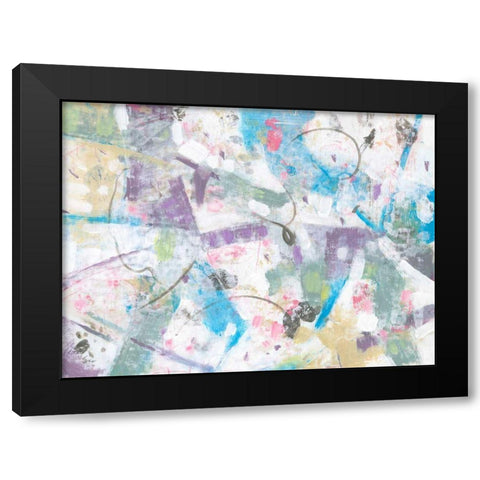 Loose Wire III Black Modern Wood Framed Art Print with Double Matting by OToole, Tim