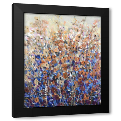 Fall Wildflowers I Black Modern Wood Framed Art Print with Double Matting by OToole, Tim