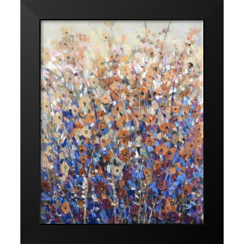 Fall Wildflowers I Black Modern Wood Framed Art Print by OToole, Tim