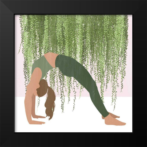 Namaste Home III Black Modern Wood Framed Art Print by Popp, Grace