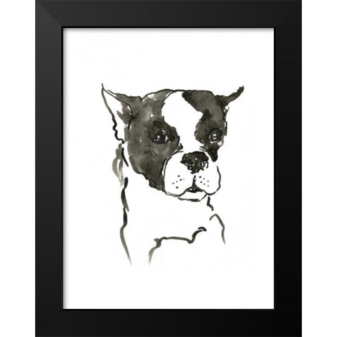 WAG: The Dog V Black Modern Wood Framed Art Print by Binder, Vanessa
