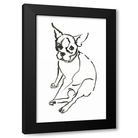 WAG: The Dog VI Black Modern Wood Framed Art Print by Binder, Vanessa