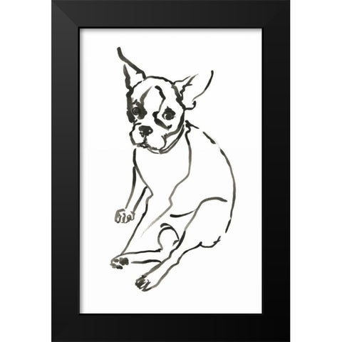 WAG: The Dog VI Black Modern Wood Framed Art Print by Binder, Vanessa